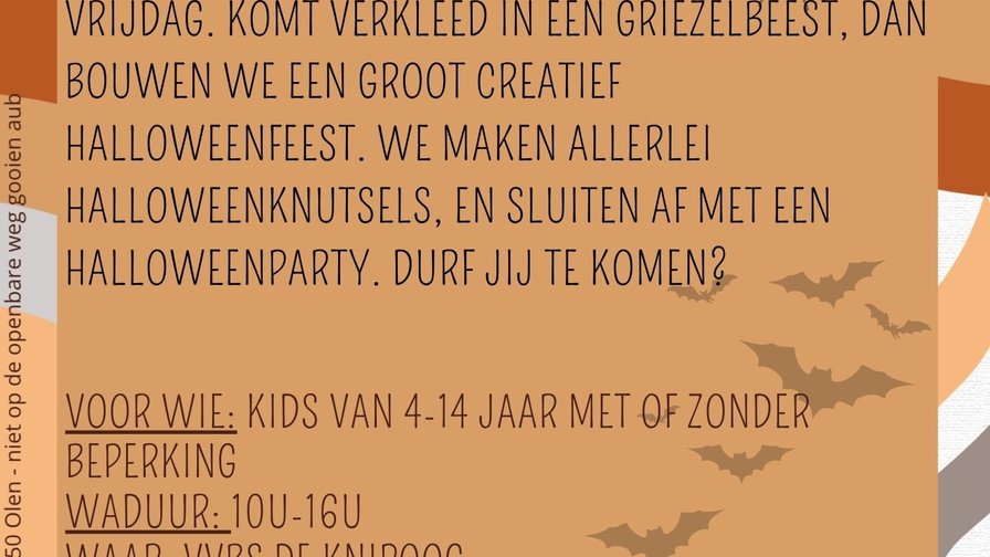 Creatieve vrijdag - Halloween