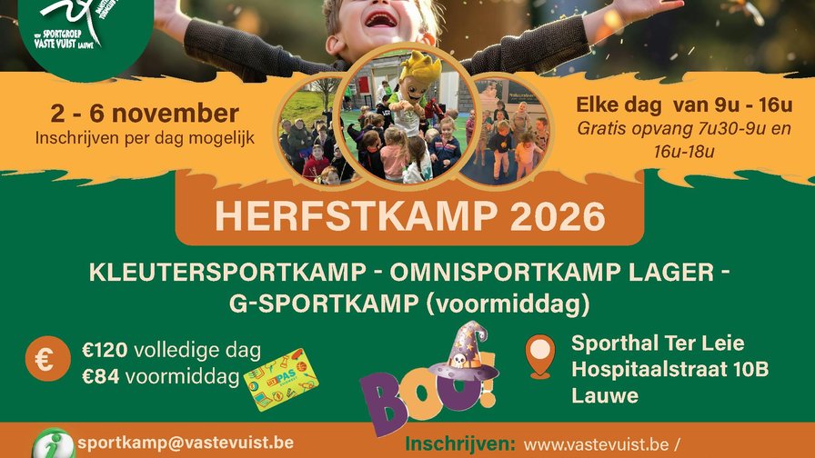 HERFSTKAMP 2026 - OMNISPORTKAMP