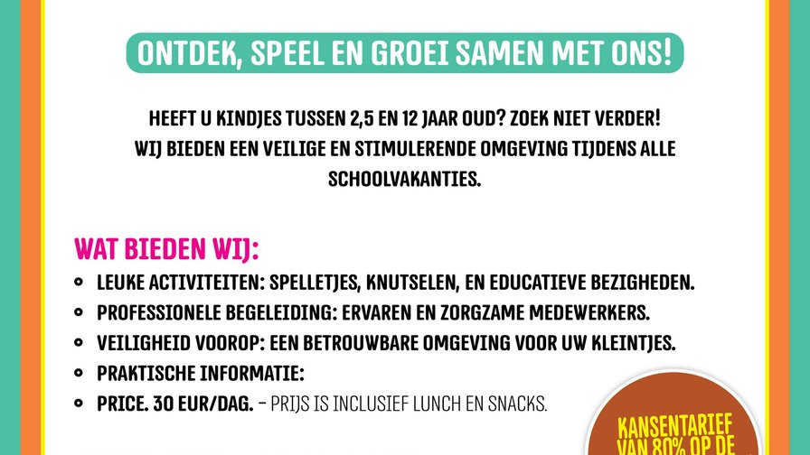 Vakantie vol Spel, Creativiteit en Beweging