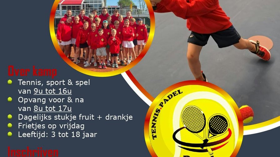 Tenniskamp TPC Duvels 02/11/26 - 06/11/26 (3-18 jaar)