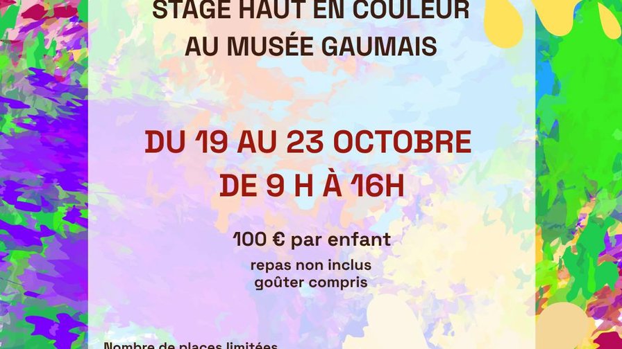 Stage : Tout en couleur