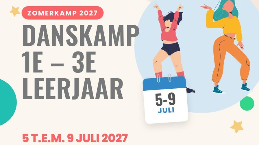 Kamp 2: 5 tem 9 juli 2027 (eerste tot derde leerjaar)