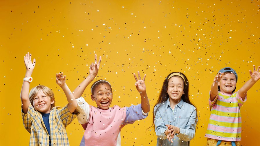 Kick It kinderkampen Fluo en fonkel