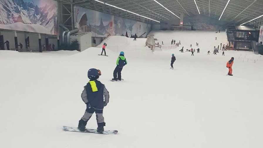 Sportkamp: indoorsnowboarden Wilrijk herfstvakantie