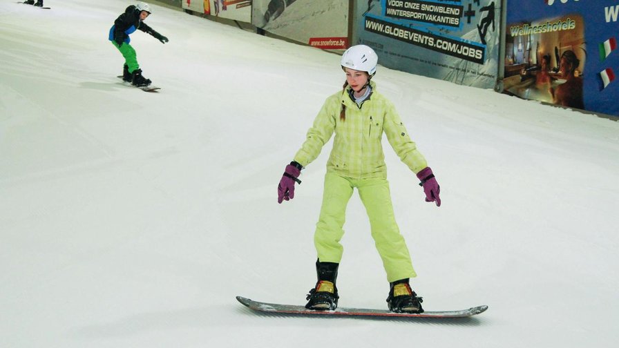 Sportkamp: indoorsnowboard Grote Brogel herfstvakantie