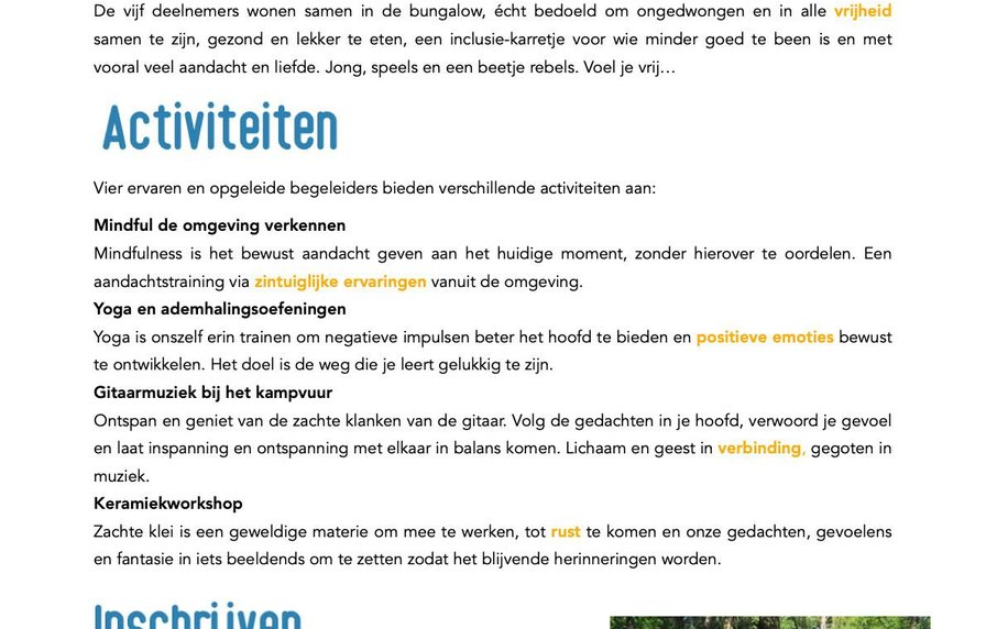 Jong & kanker: Kom op Ademweekend
