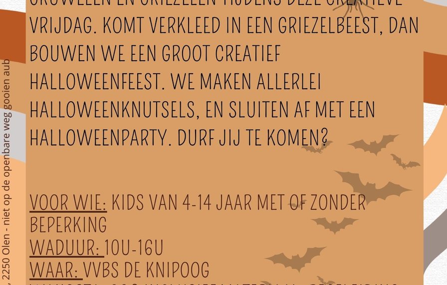 Creatieve vrijdag - Halloween