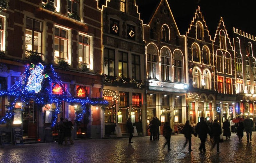 kerst shoppen in Brugge