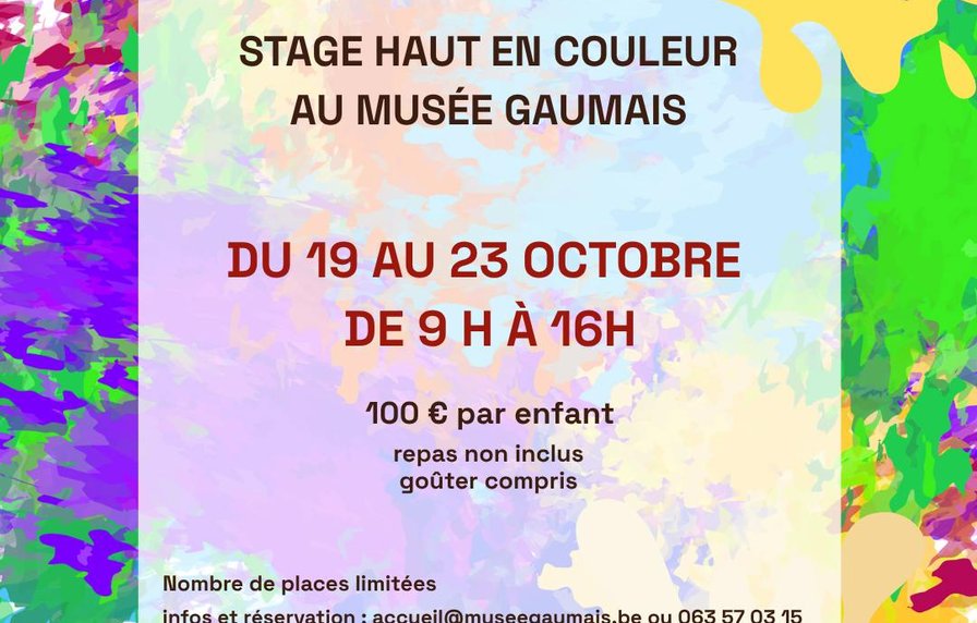 Stage : Tout en couleur
