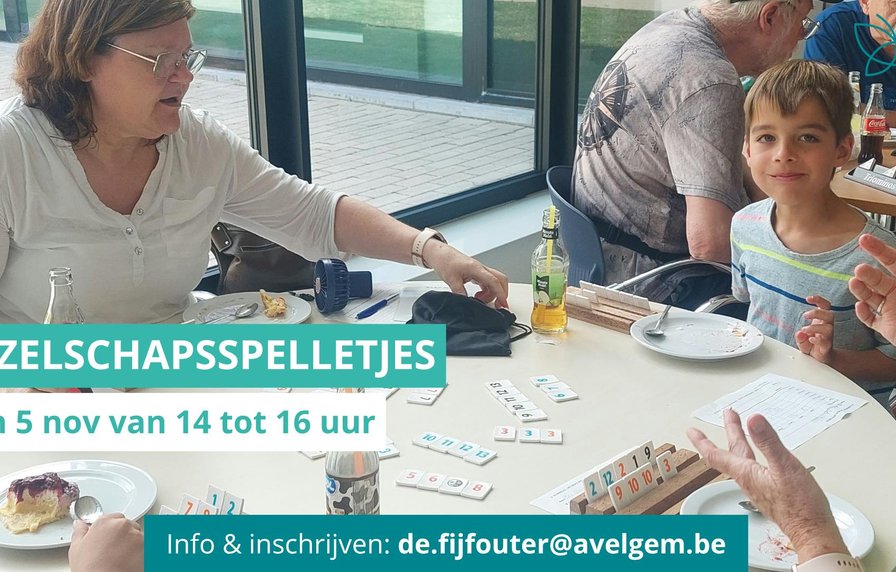 Gezelschapsspelletjes ism Huis van het Kind Avelgem